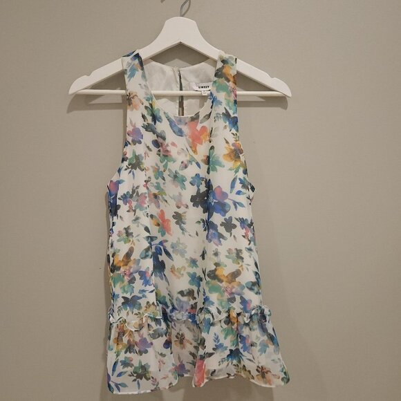 LIKELY floral sleeveless blouse - Size4 - Picture 1 of 10